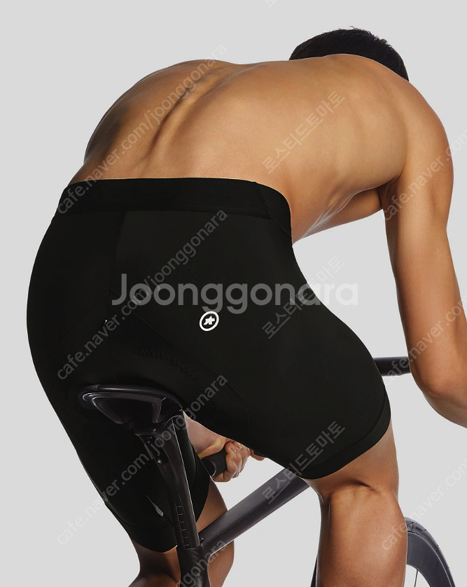 아소스 밀레 하프쇼츠 패드 반바지 블랙 XL 판매합니다--4