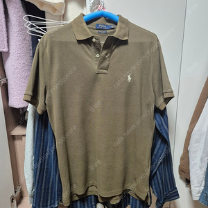 폴로 커스텀슬림핏 카라티 디펜더그린 M사이즈