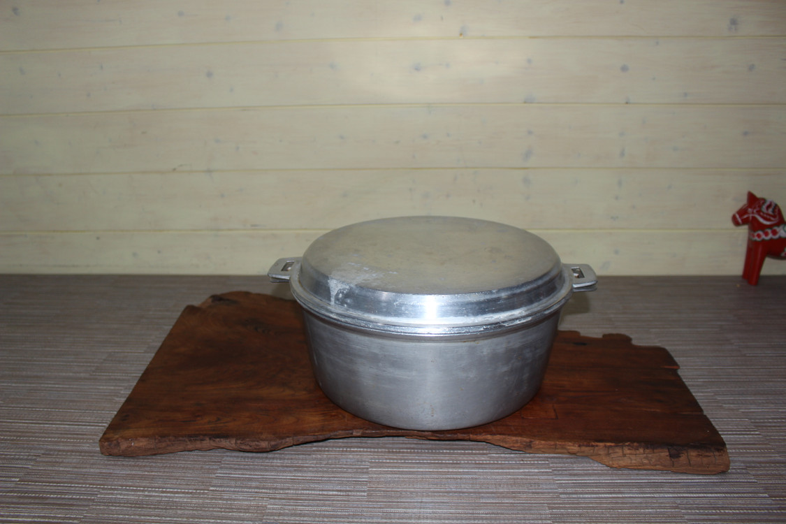 (영국) 퀸 알루미늄 주물 냄비 (중대형) 캠핑 밥솥--1