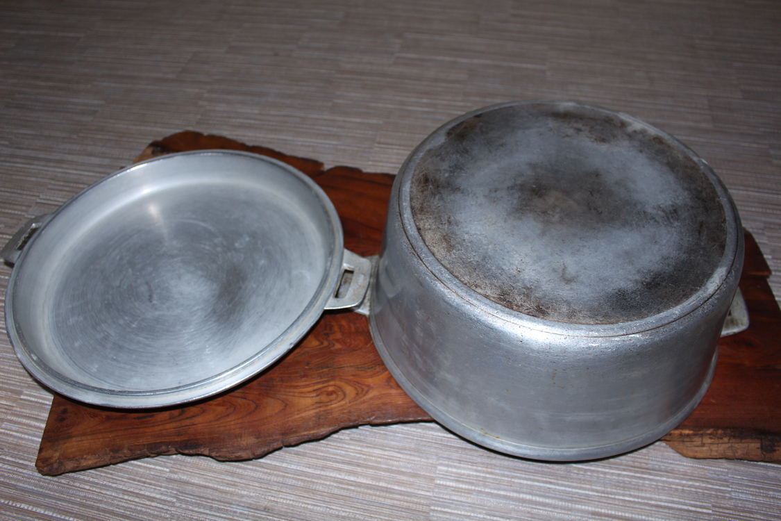 (영국) 퀸 알루미늄 주물 냄비 (중대형) 캠핑 밥솥--9