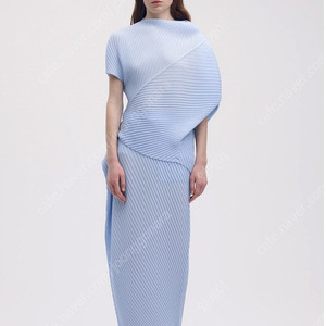이세이미야케 소프트폴드 블루 탑