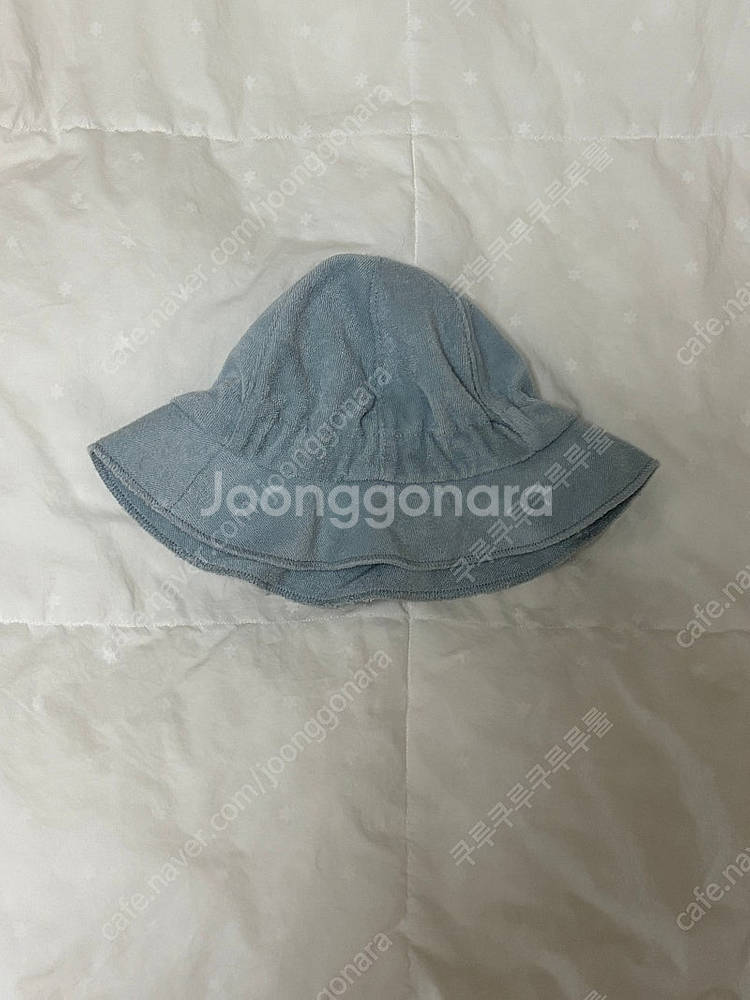 꼬숑 테리 버킷햇 스카이--0