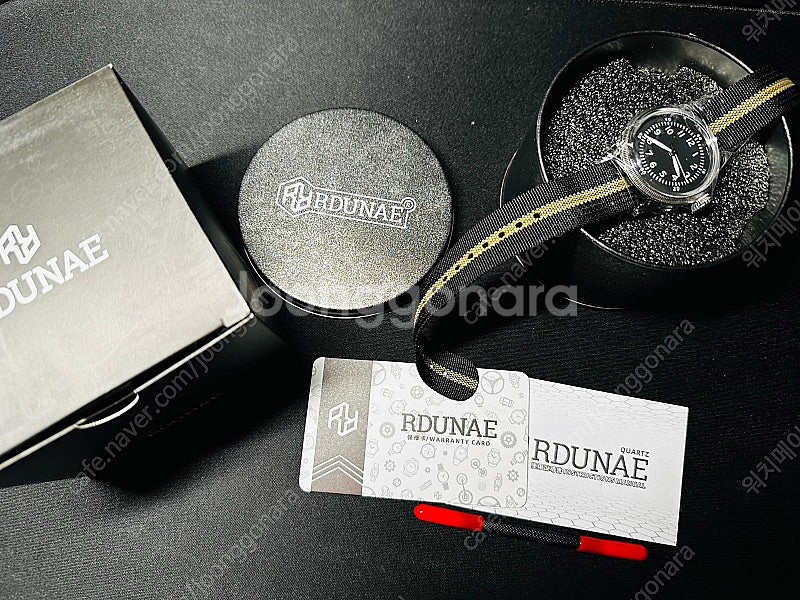 Rdunae 알던애 RA07 카키필드 A11 쿼츠 시계...--1