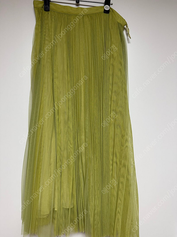 피프틴엠 라임 그린 실크스커트 이미지