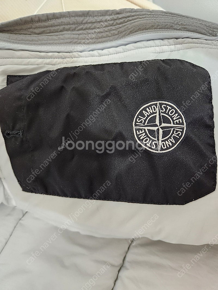 스톤아일랜드 나일론 메탈 다운TC 패딩 자켓 라이트 그...--4