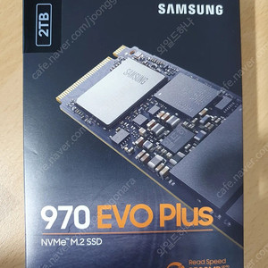 삼성 SSD 970 evo plus 2TB 국내정식 미개봉 새제품 입니다