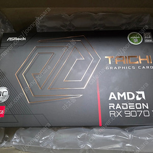 Asrock Rx 9070XT 타이치 미개봉