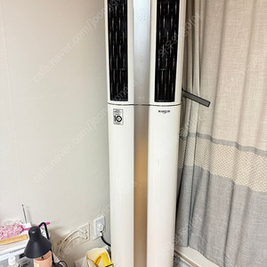 [부산] LG 에어컨 2in1 (스탠드, 벽걸이, 실외기, 리모컨2개) FQ17S8DWAN 팝니다.