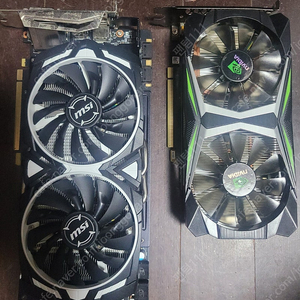 그래픽카드 rtx2060s gtx1070ti 각개