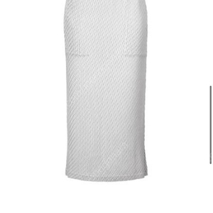 이세이미야케 슬릭 스커트 탑 라이트그레이 세트