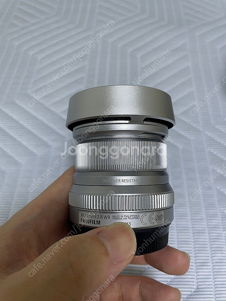 후지 XF 23mm F2 R WR 실버 판매합니다--2