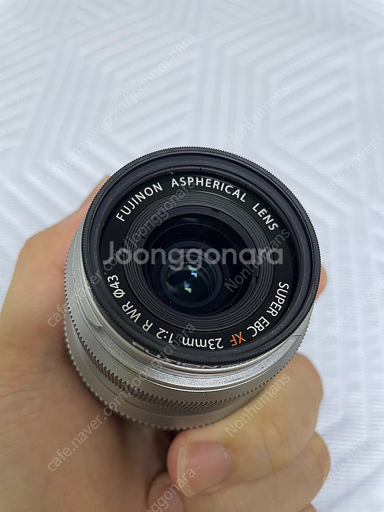후지 XF 23mm F2 R WR 실버 판매합니다--3