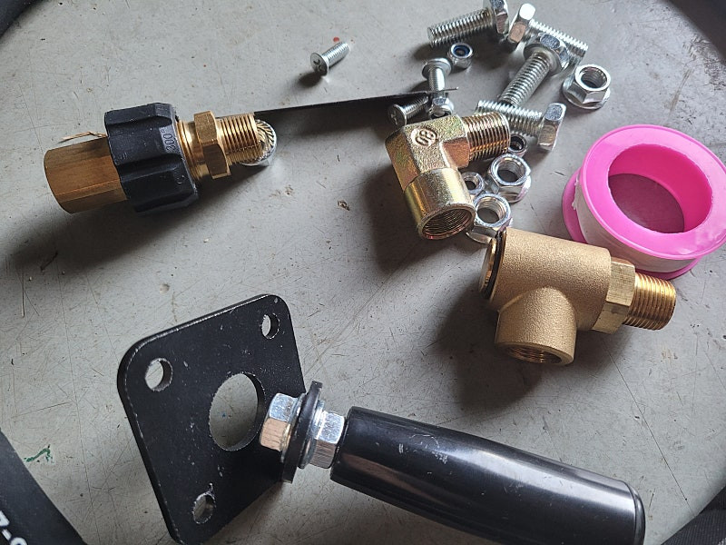 새제품 4000psi 고압호스 권선기 팝니다. 이미지