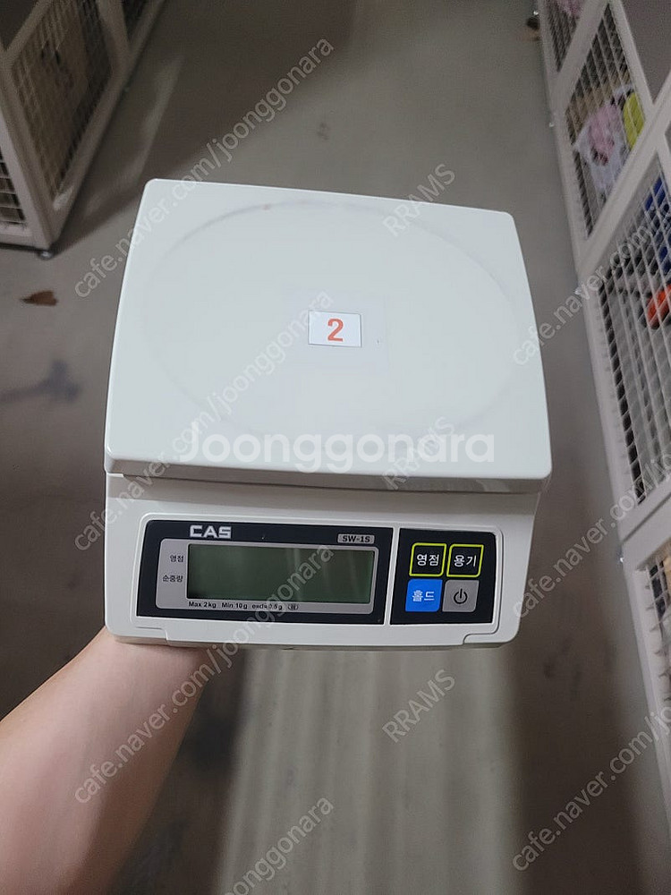 카스 전자저울 SW-1S 2kg 0.5g 판매합니다--1