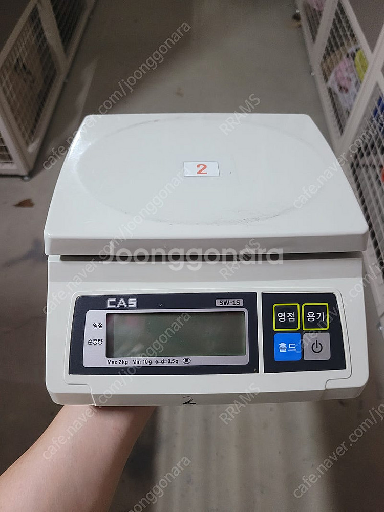 카스 전자저울 SW-1S 2kg 0.5g 판매합니다--2
