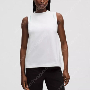 룰루레몬 코튼 저지 탱크탑 [거의 새것] Cotton Jersey Stitch Detail Tank 화이트 55