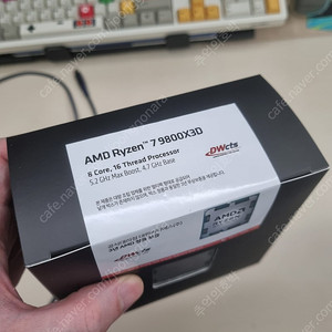 AMD 9800X3D CPU 국내정품 미개봉 새제품