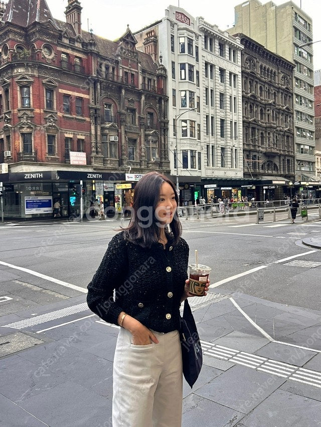 르뮈 모리아 가디건 블랙--2