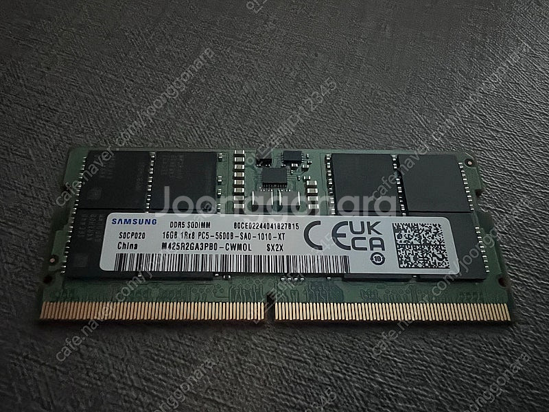 [노트북 메모리] 삼성 노트북 메모리 DDR5 16G ...--0