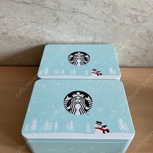 스타벅스 크리스마스 쿠키 틴케이스 2개 일괄