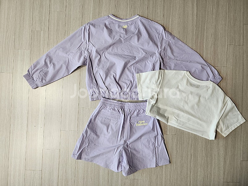 뉴발란스키즈 우븐 셋업 3pc 150사이즈--1
