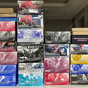 RG 건담 프라모델 한정판 일괄 판매 이미지