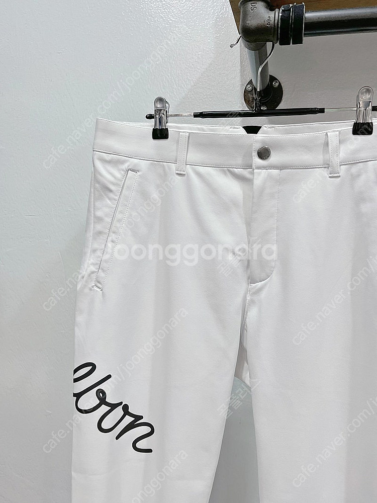 (34) 말본 화이트 레터링 춘하용 남성 골프스판바지--0
