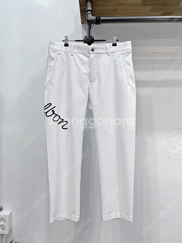 (34) 말본 화이트 레터링 춘하용 남성 골프스판바지--1
