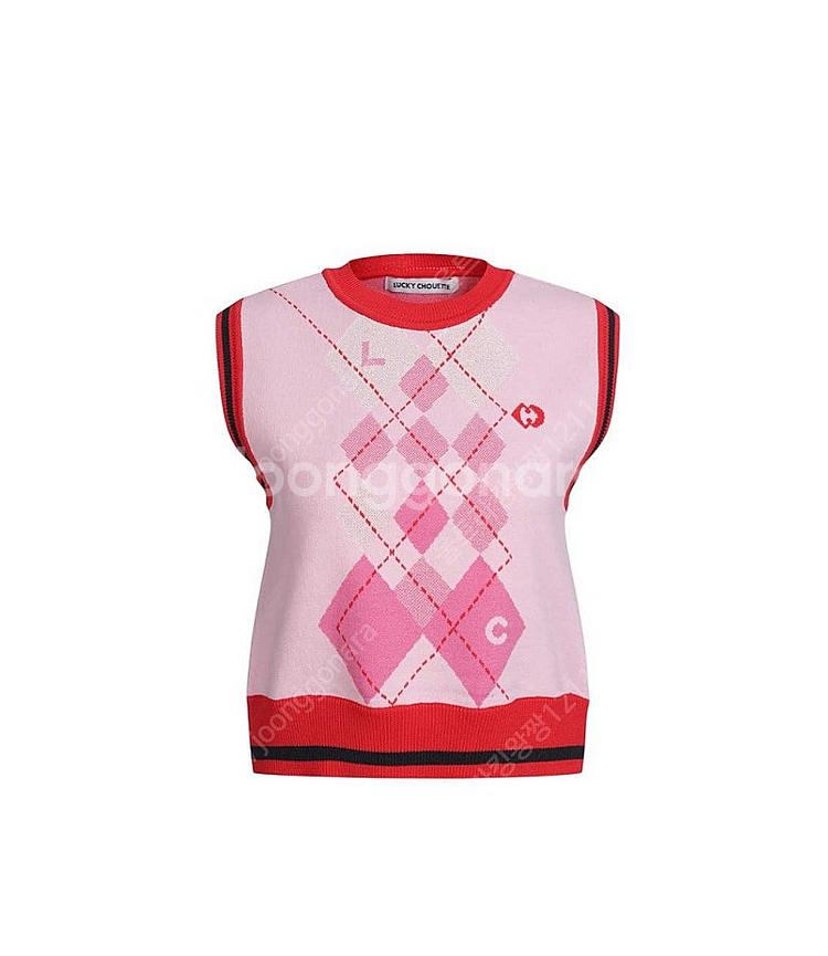 럭키슈에뜨 22fw 니트 베스트 조끼(새상품)-색상 2가지--1