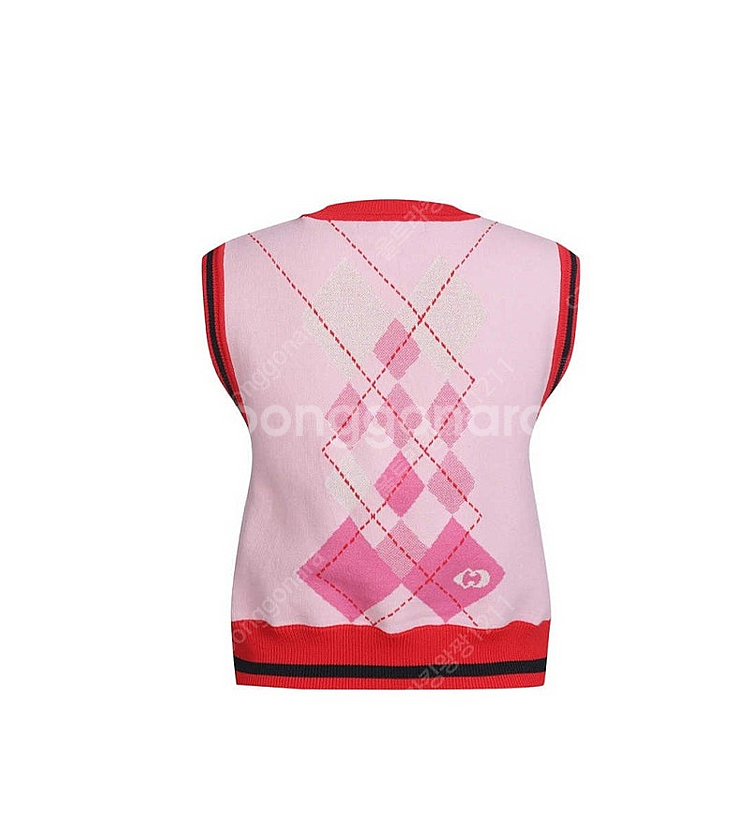 럭키슈에뜨 22fw 니트 베스트 조끼(새상품)-색상 2가지--2