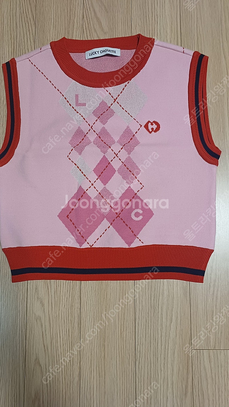 럭키슈에뜨 22fw 니트 베스트 조끼(새상품)-색상 2가지--3