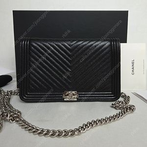 샤넬 보이 woc 캐비어 블랙