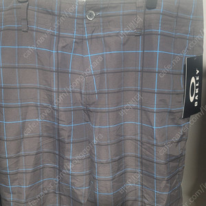 오클리 기능성 골프 아웃도어 체크 반바지 XL