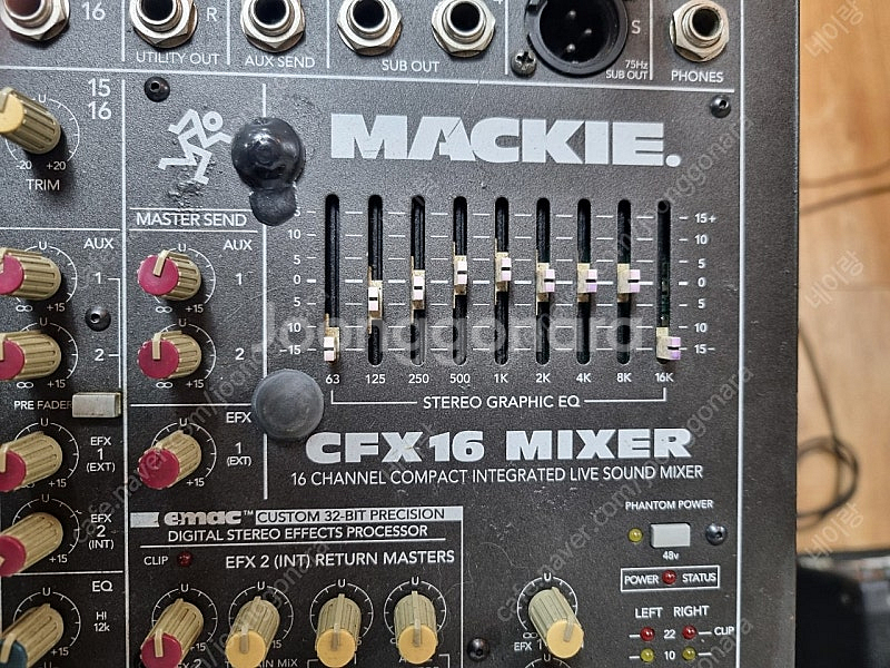 Mackie CFX16 MIXER 믹서기 판매합니다~~--0