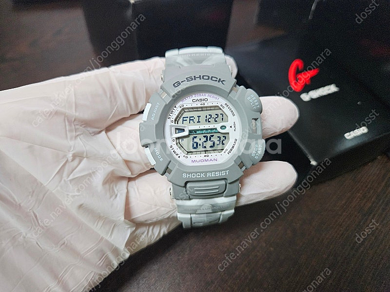 지샥 G-shock G-9000MC-8 그레이 카모 머...--1