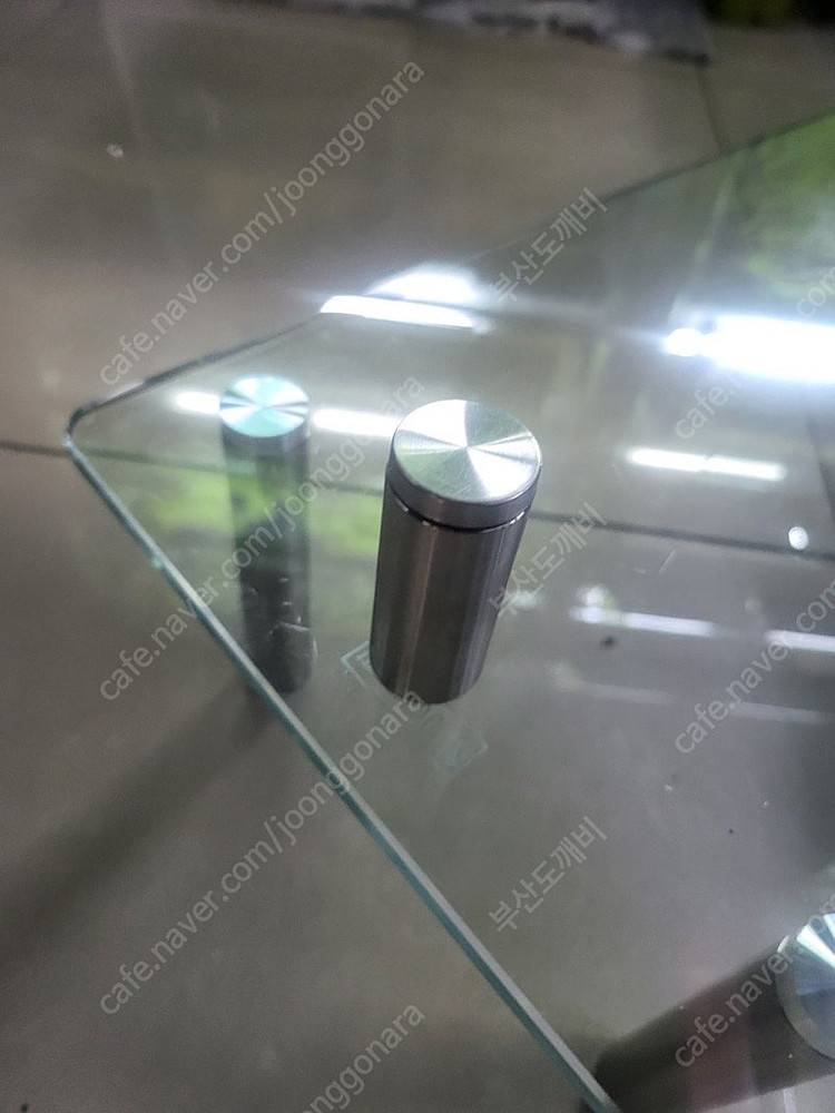 모니터 받침대 강화유리 선반(모니터 받침대, 화분 받침대, 기타 장식용) 이미지