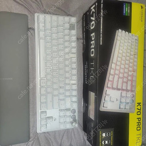 커세어 K70 PRO TKL MGX 화이트 마그네틱축 키보드