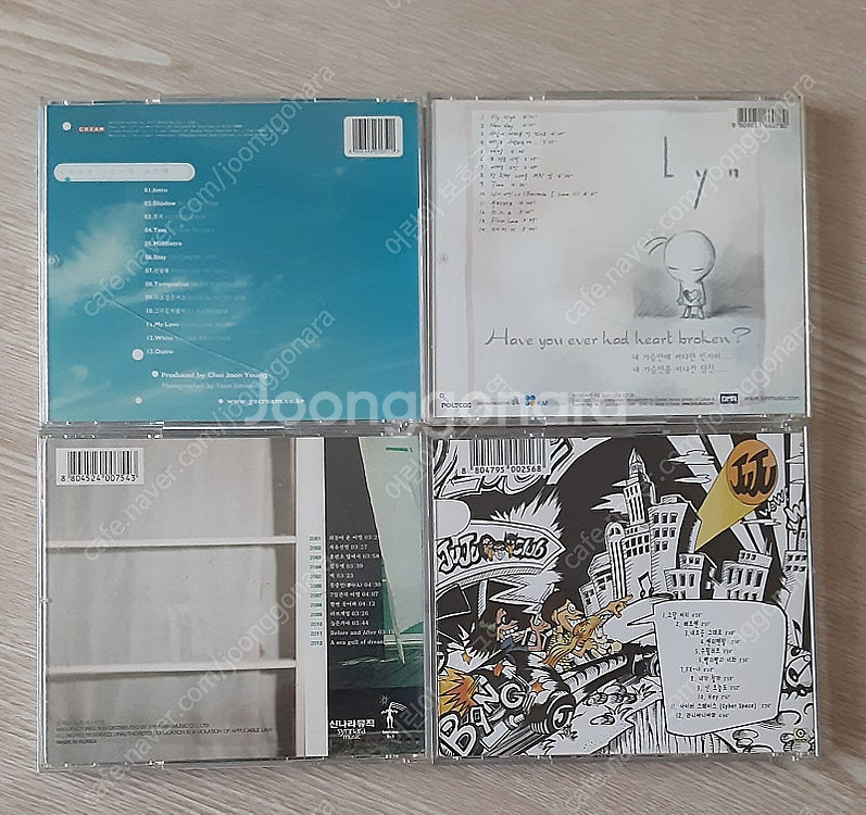 가요 CD 4장--1