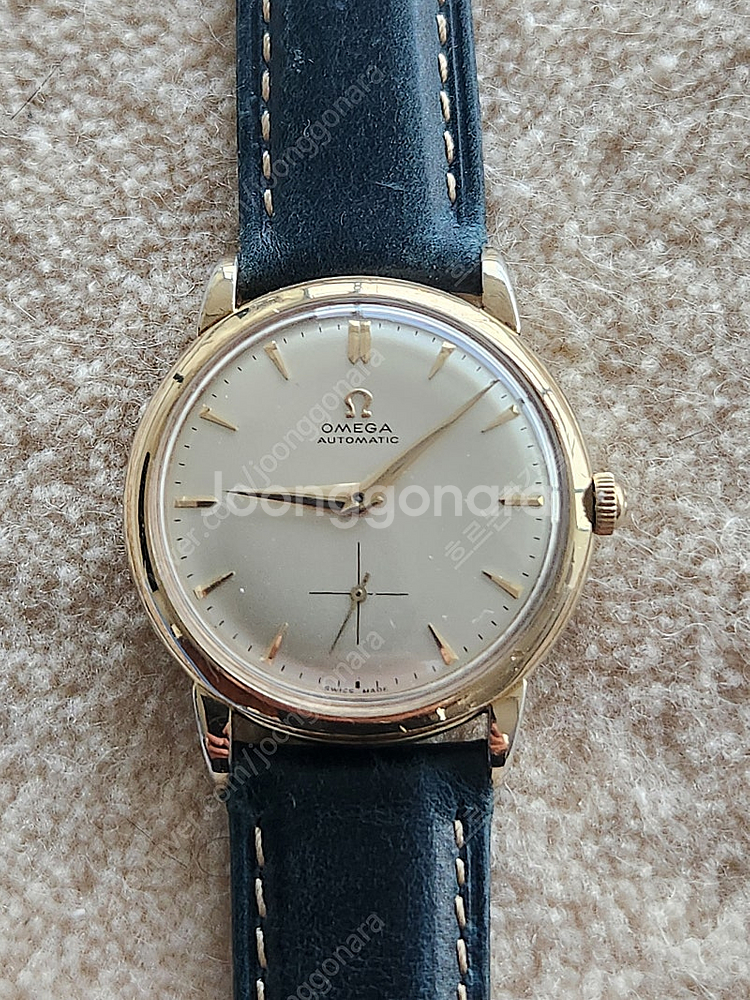 오메가 빈티지 1949년 14k 골드필드 시계--0