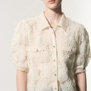 마인 자수튤 플라워 메인품번 (한섬 타임 랑방 더캐시미어)