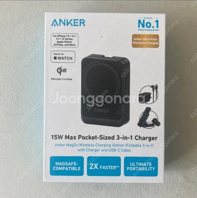 앤커 B2557 Qi2 맥세이프 MagGo 3in1 무...--0