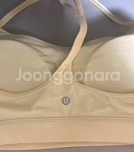 룰루레몬 플로우Y 브라 버터크림 새상품 아시아핏--2
