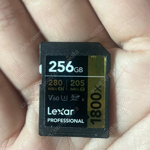 렉사 Lexar 프로패셔널 1800X SD 메모리카드 256GB