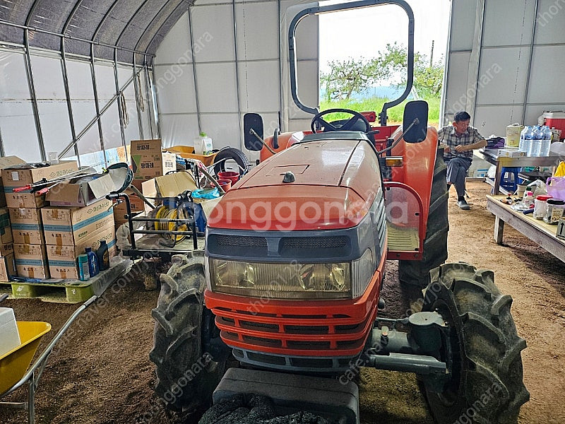 대동 D380L 트랙터 (로타리, 유압쟁기, 두둑기)--0