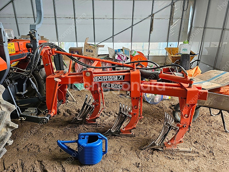 대동 D380L 트랙터 (로타리, 유압쟁기, 두둑기)--5