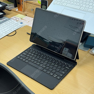 갤럭시탭 s9플러스 5G 256GB 실버 및 HOU키보드케이스