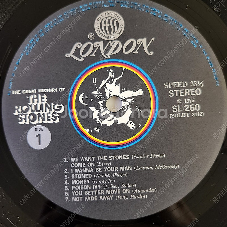 롤링스톤즈 (Rolling stones)박스반 5LP--2