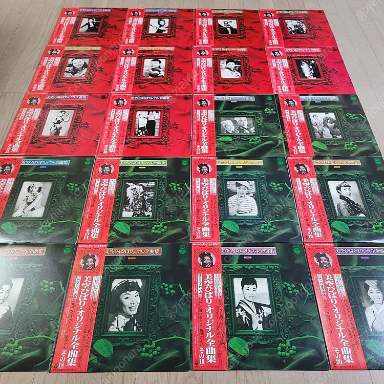 미소라히바리 오리지널 전곡집 세트반 20LP(1~20번)--1