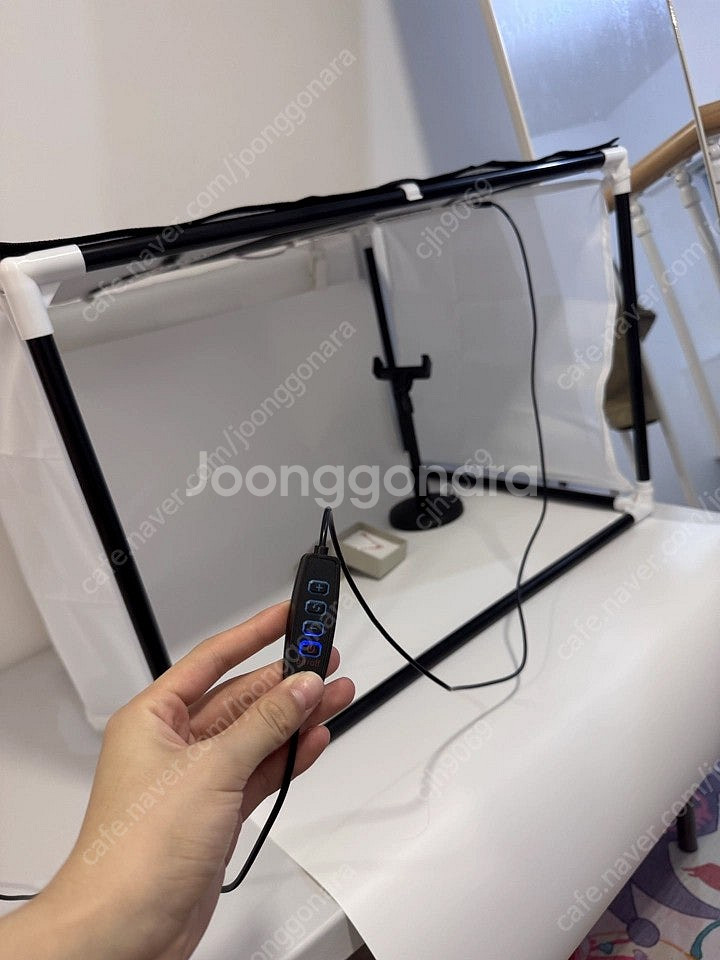 미니스튜디오 포토박스 3색 4등보드 100*100cm--3