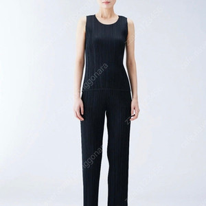 플리츠플리즈 베이직팬츠 3 블랙 새상품